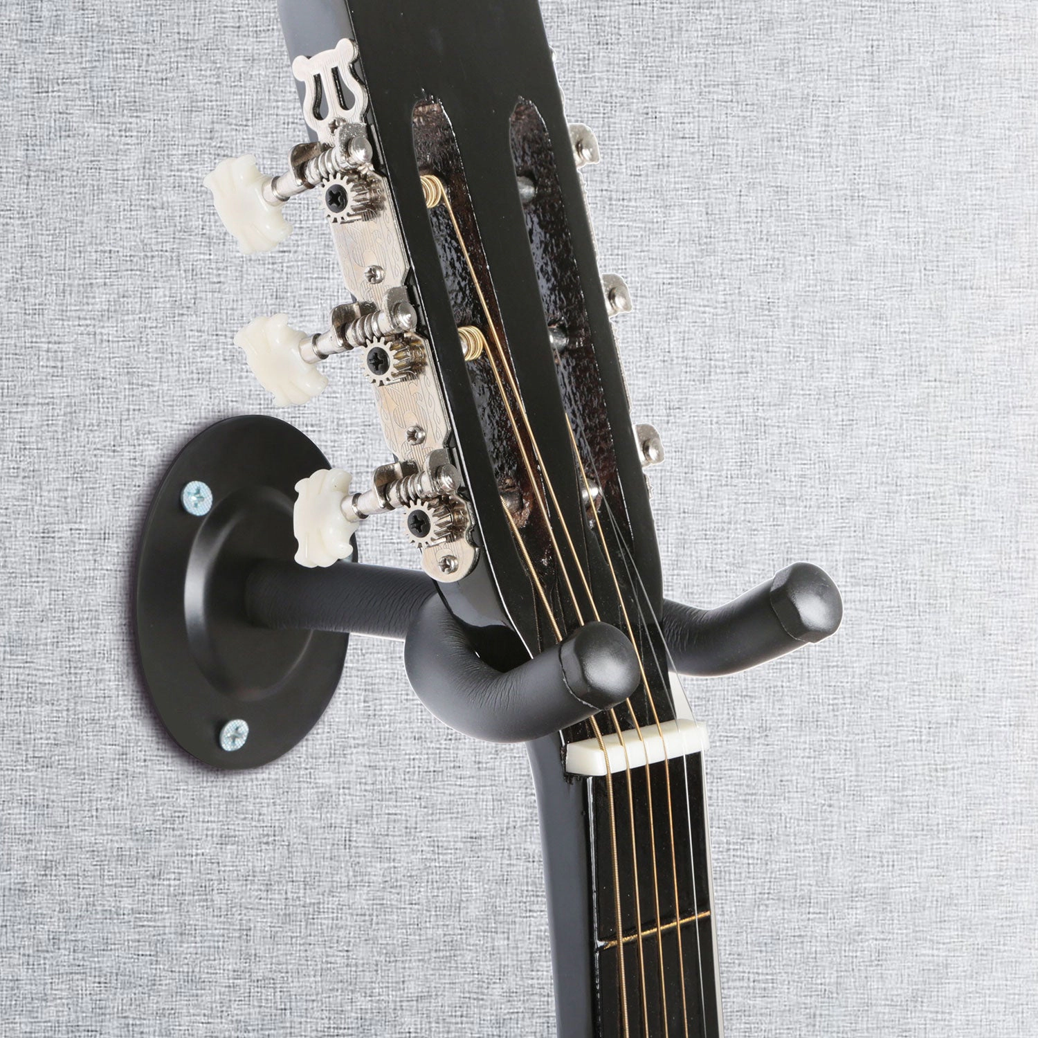 GBruno Padded Steel Wall Mount Guitar Hanger