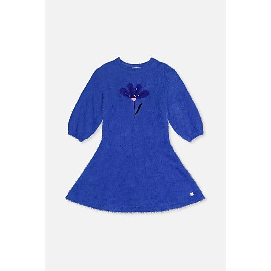 Deux par Deux Girls Hairy Knitted Dress