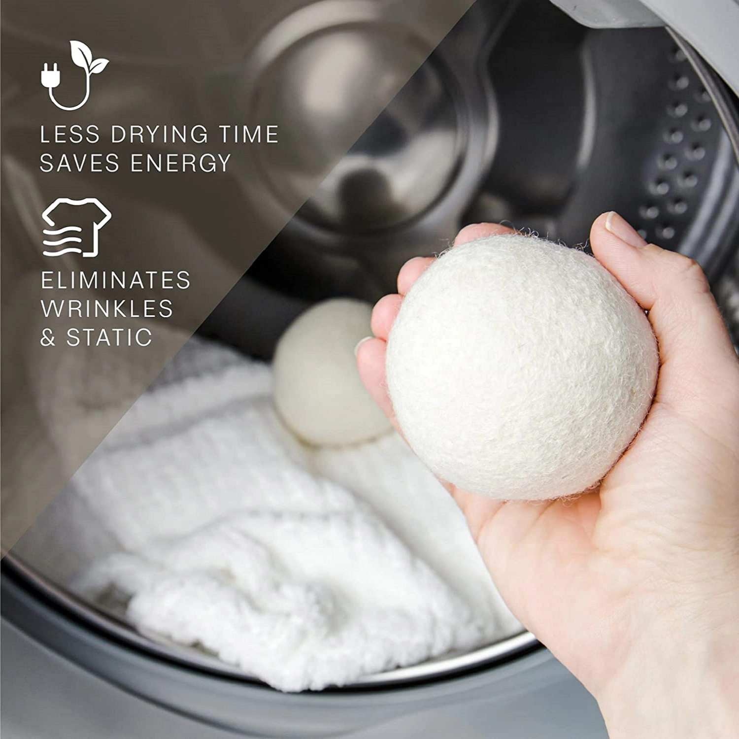 Pursonic Unisex Eco-Friendly Laundry Care Set: Detergent Sheets & New Zealand Wool Dryer Balls