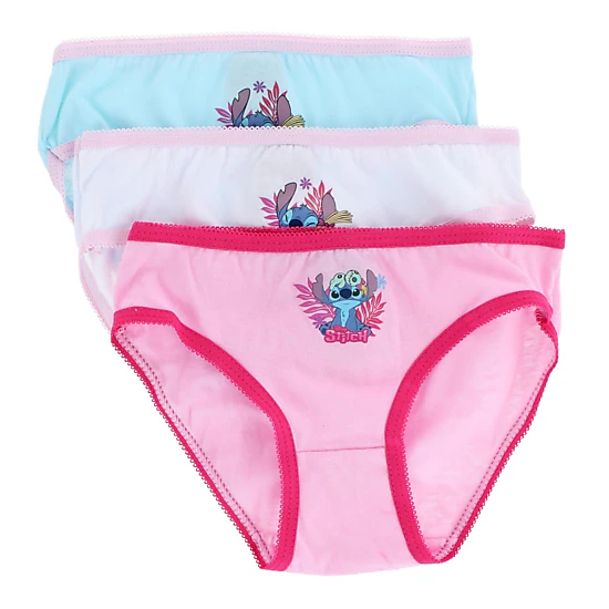 Textiel Trade Toddler Girl's Lilo & Stitch Briefs (3 Pack)