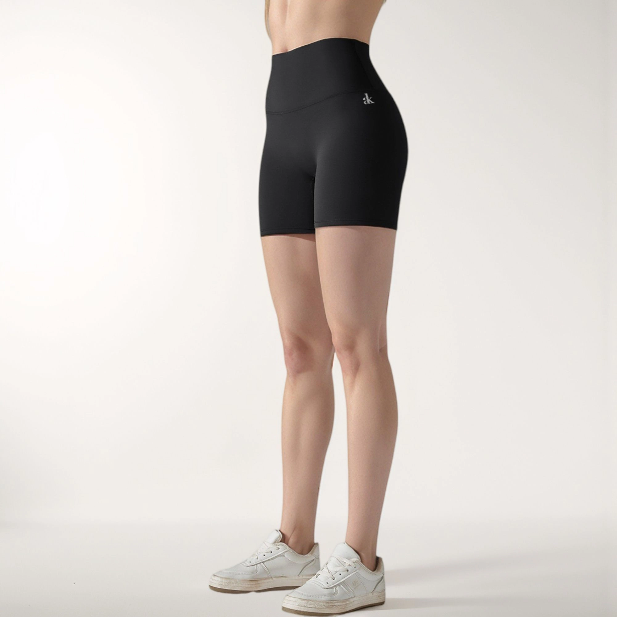 Anna-Kaci Women's High Waist Compression Biker Shorts Seamless Waistband with Sculpting Stretch Fit