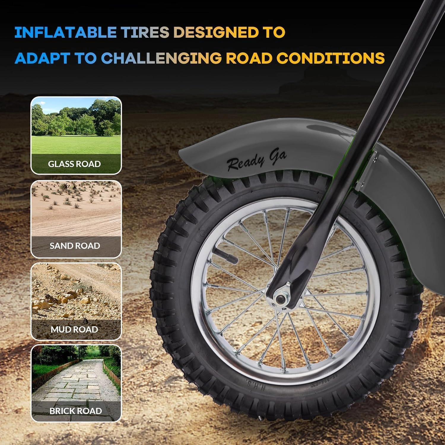 24V Kids & Teens Electric Dirt Bike, 250W Motor, 14MPH, LED Light, Leather Seat, 60Min Ride Time