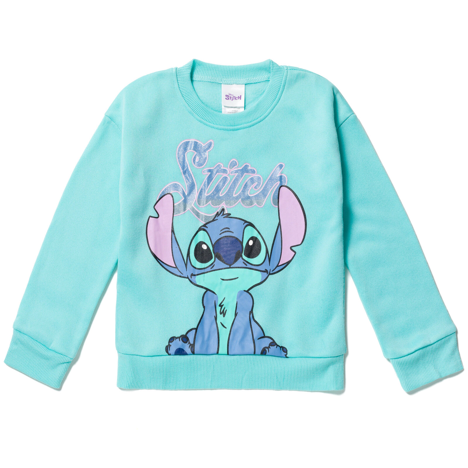 Disney Lilo & Stitch Girls' Fleece 2-Piece Sweatshirt and Joggers Set