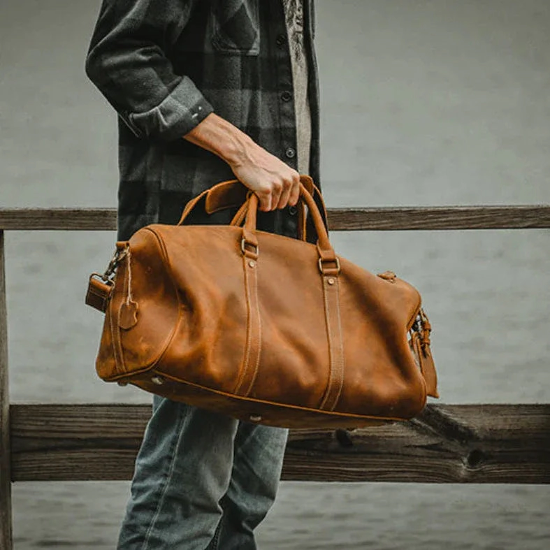 Steel Horse Leather Unisex The Dagny Weekender | Large Duffle Bag