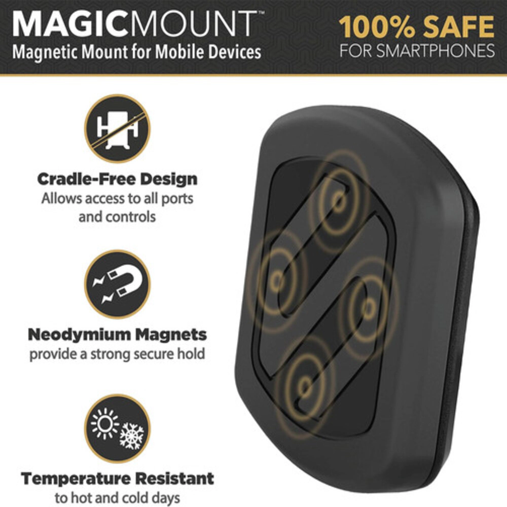 OneLink Gadgets Magnetic Suction Cup Phone Mount 2 Pack