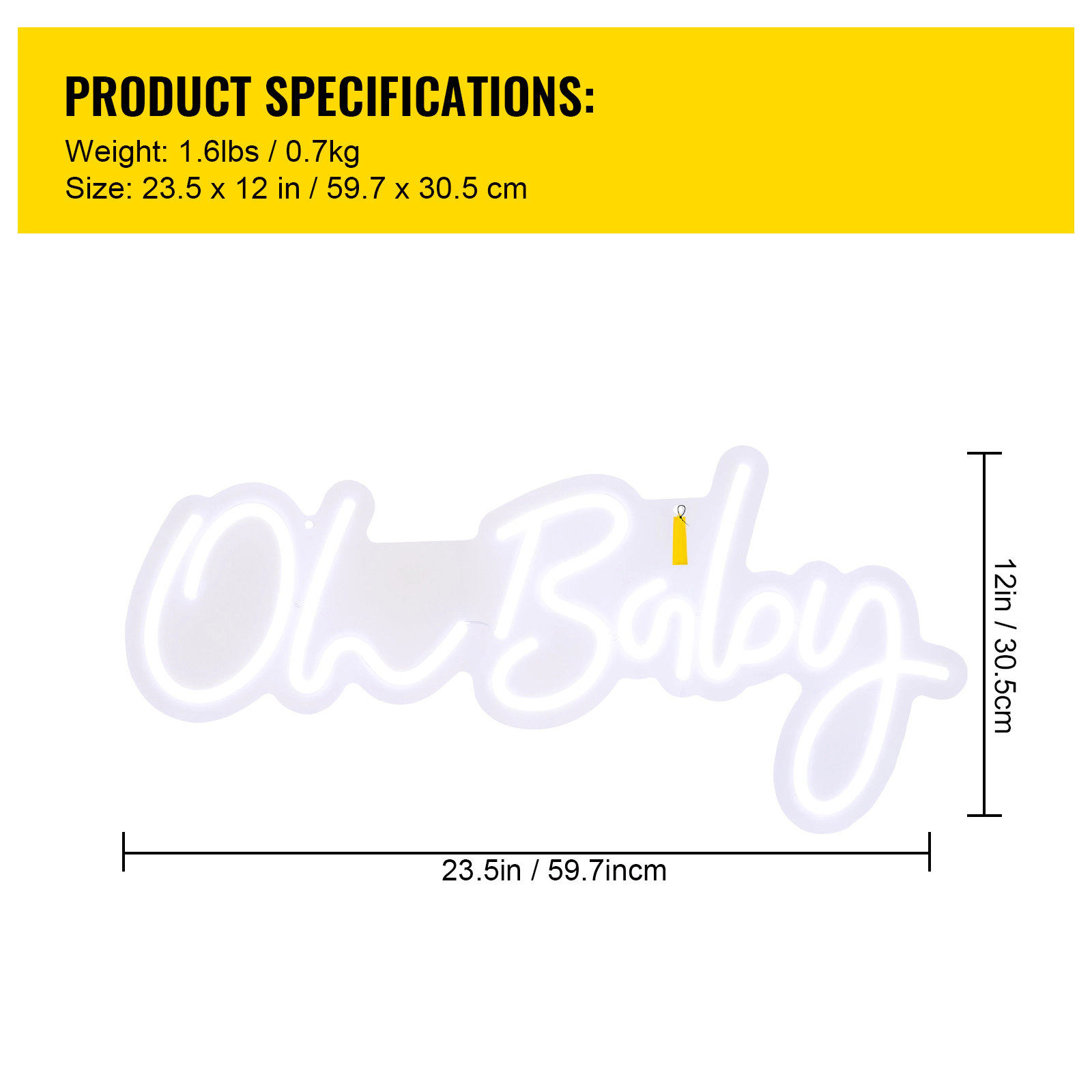 HONGGE Neon Sign for Wall Decor with Remote Control and Party Neon Sign