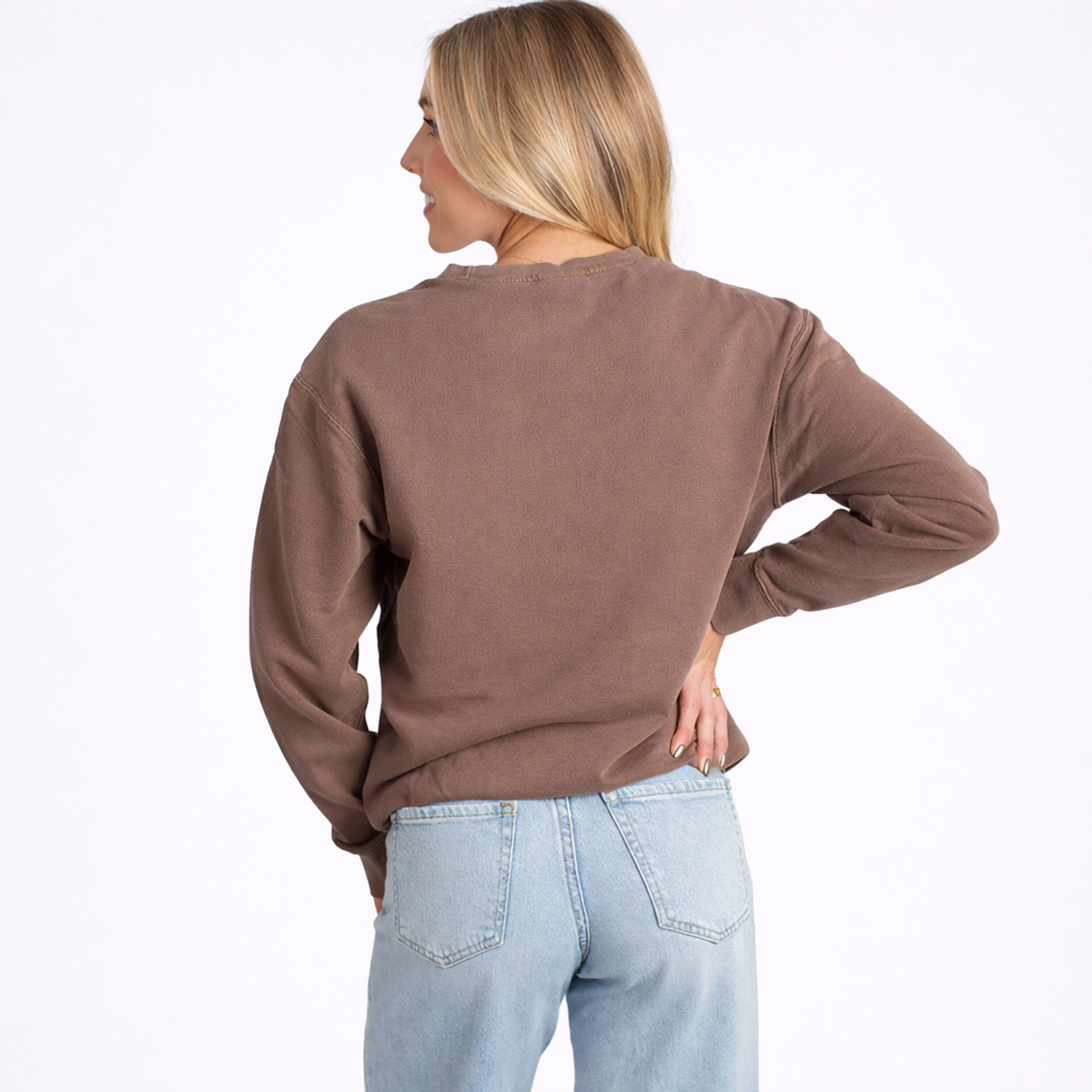 Simply Sage Market - Women's Lightweight Garment Dyed Sweatshirt Bad Day to be a Pie