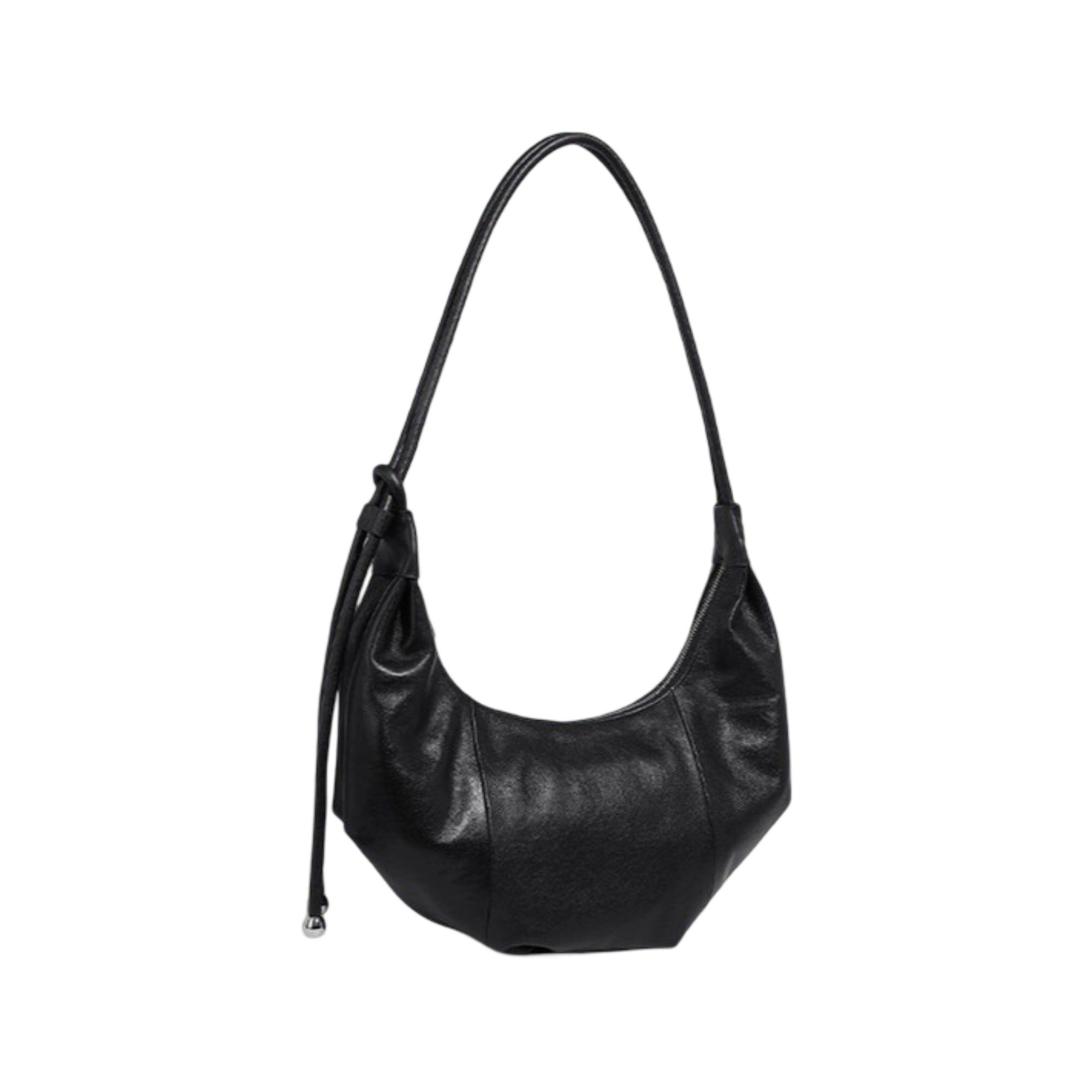 Alilang Women's Slouchy Crescent Shoulder Bag with Genuine Leather Finish and Adjustable Strap