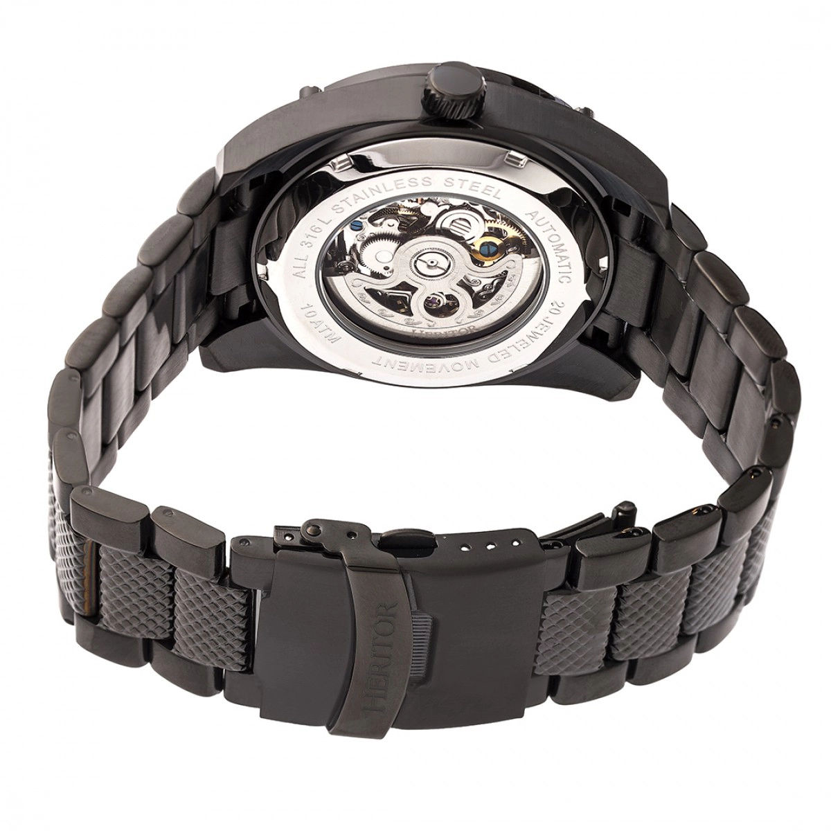 Heritor Automatic Daniels Semi-Skeleton Bracelet Watch