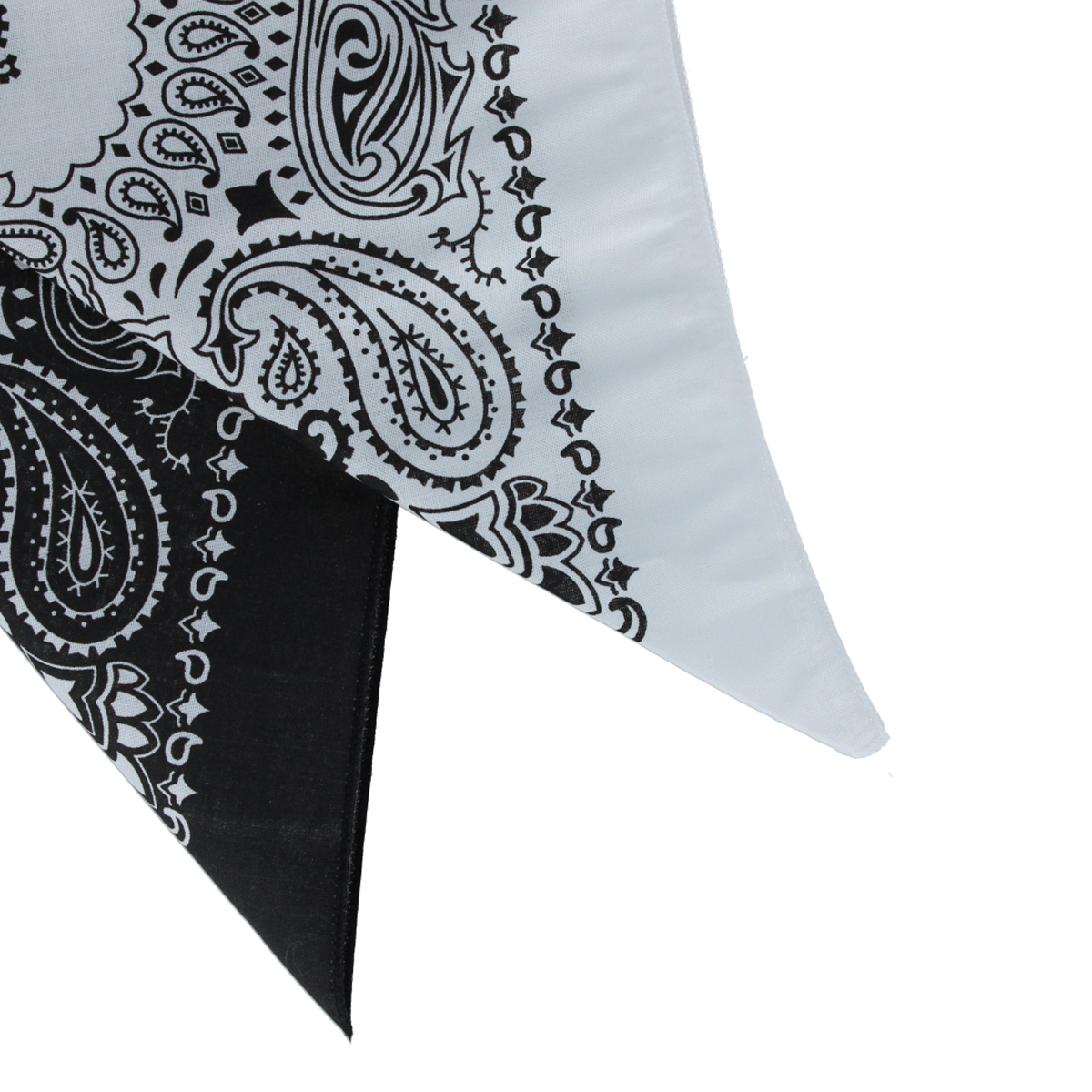 CTM Split Paisley Print Bandana
