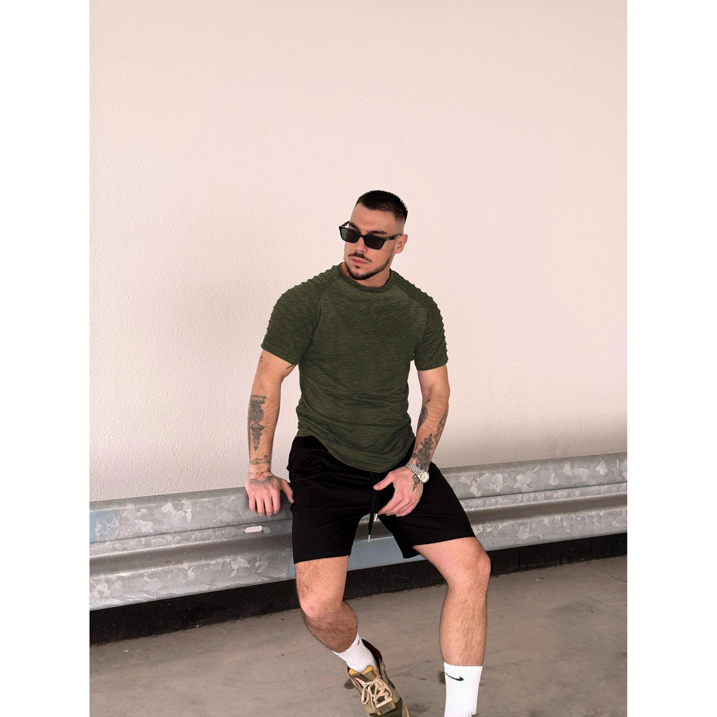 COOFANDY Men's Slim Fit Raglan Sleeve Crew Neck T-Shirt