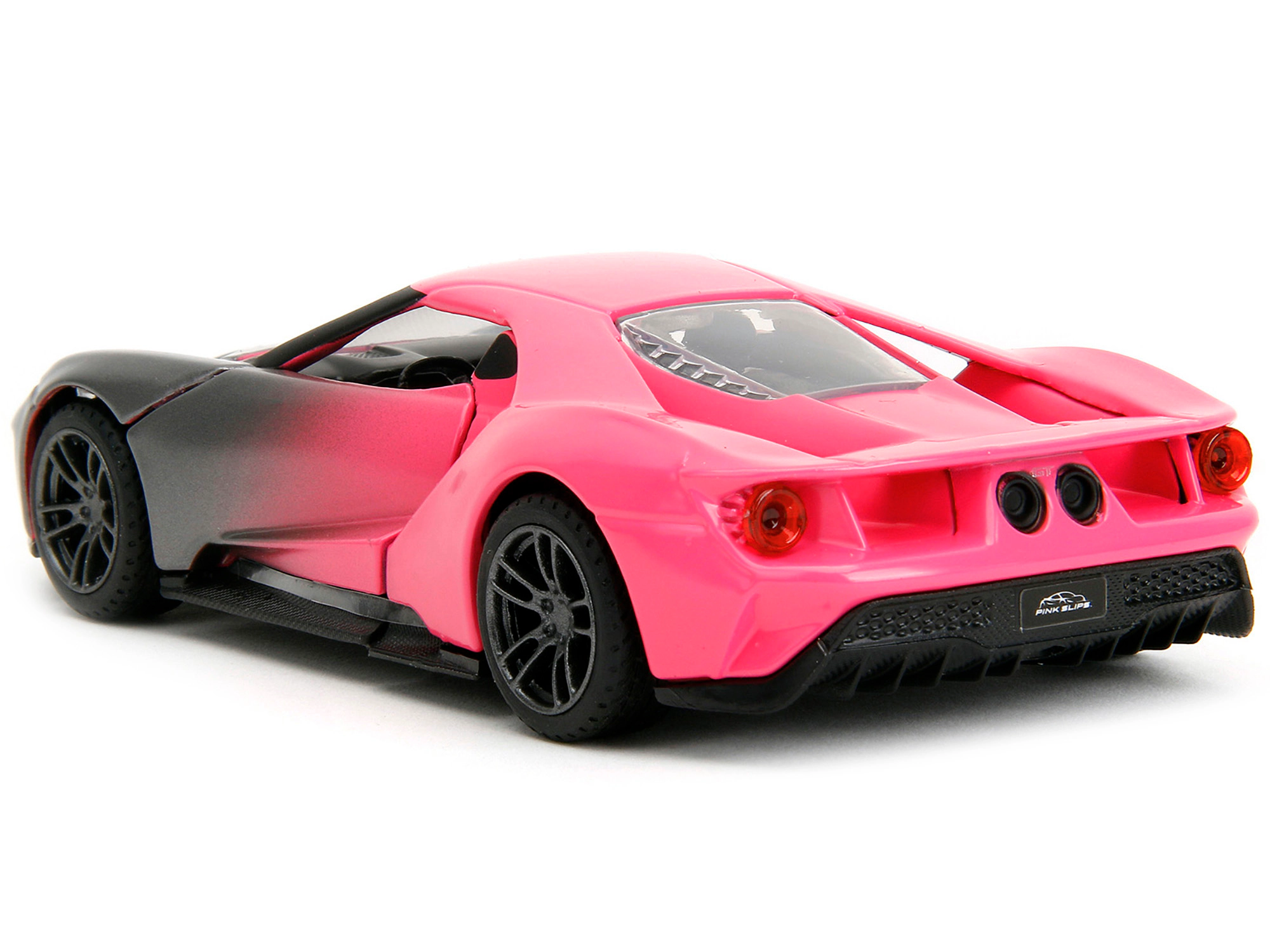 Jada 2017 Ford GT Gray Metallic and Pink Gradient "Pink Slips" Series 1/32 Diecast Model Car by Jada