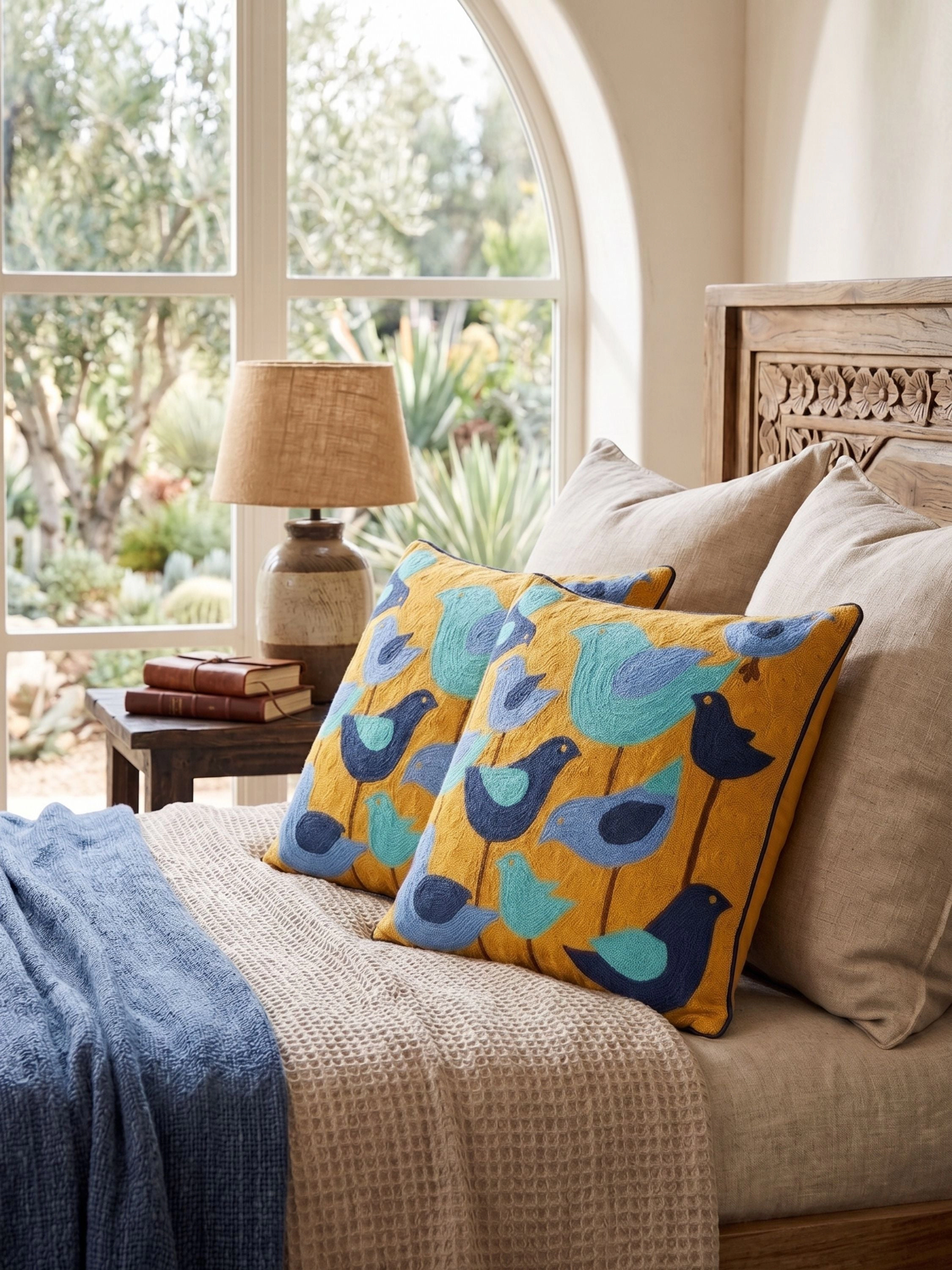 GAURI KOHLI Aloha Throw Pillow 20"x20"