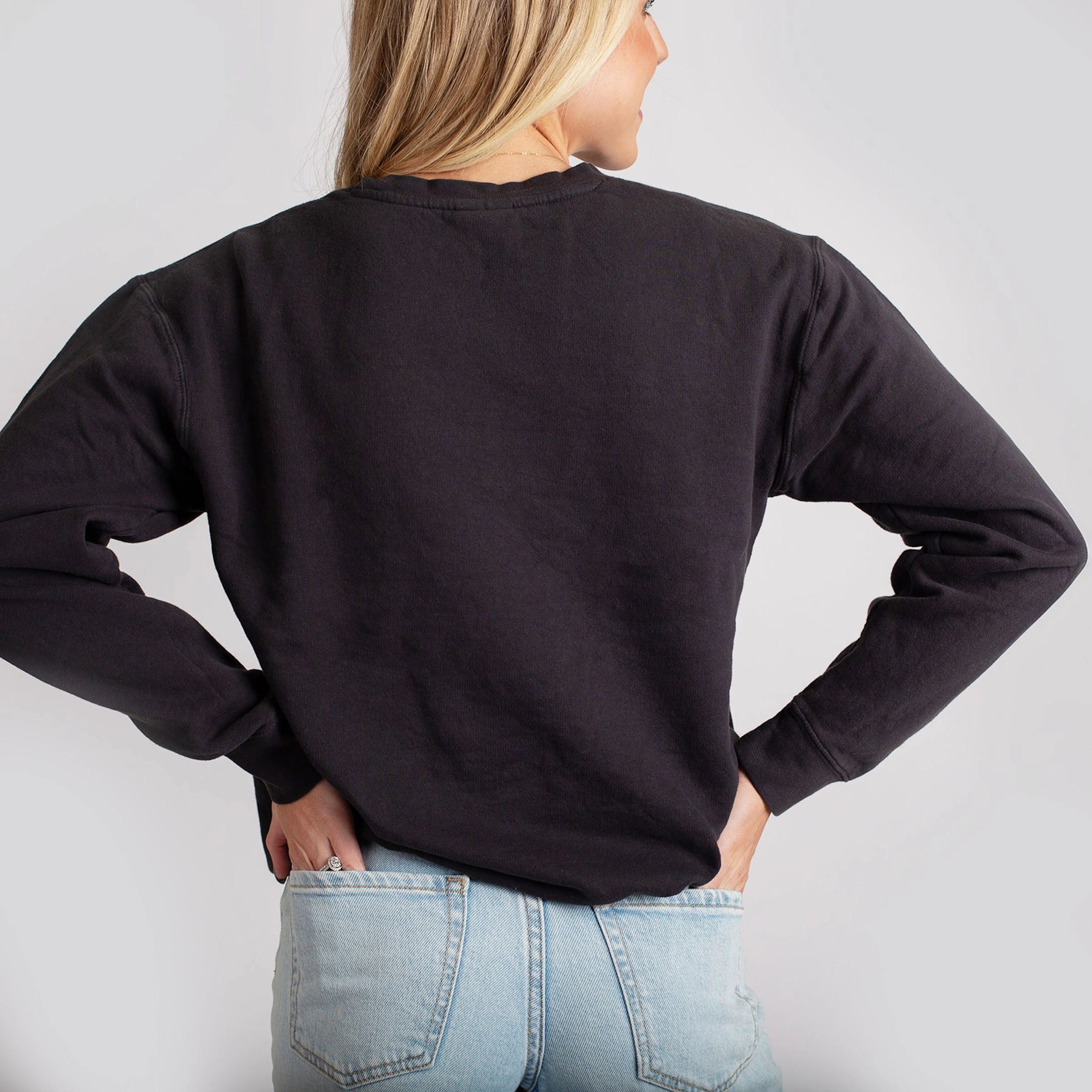 Simply Sage Market - Women's Lightweight Garment Dyed Sweatshirt When You're Ready For Halloween