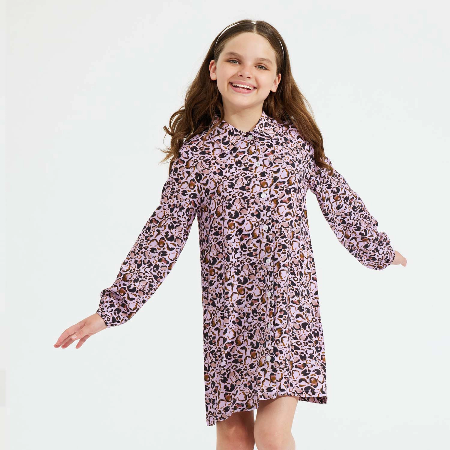 Rockets of Awesome Animal Shirt Dress for Girls