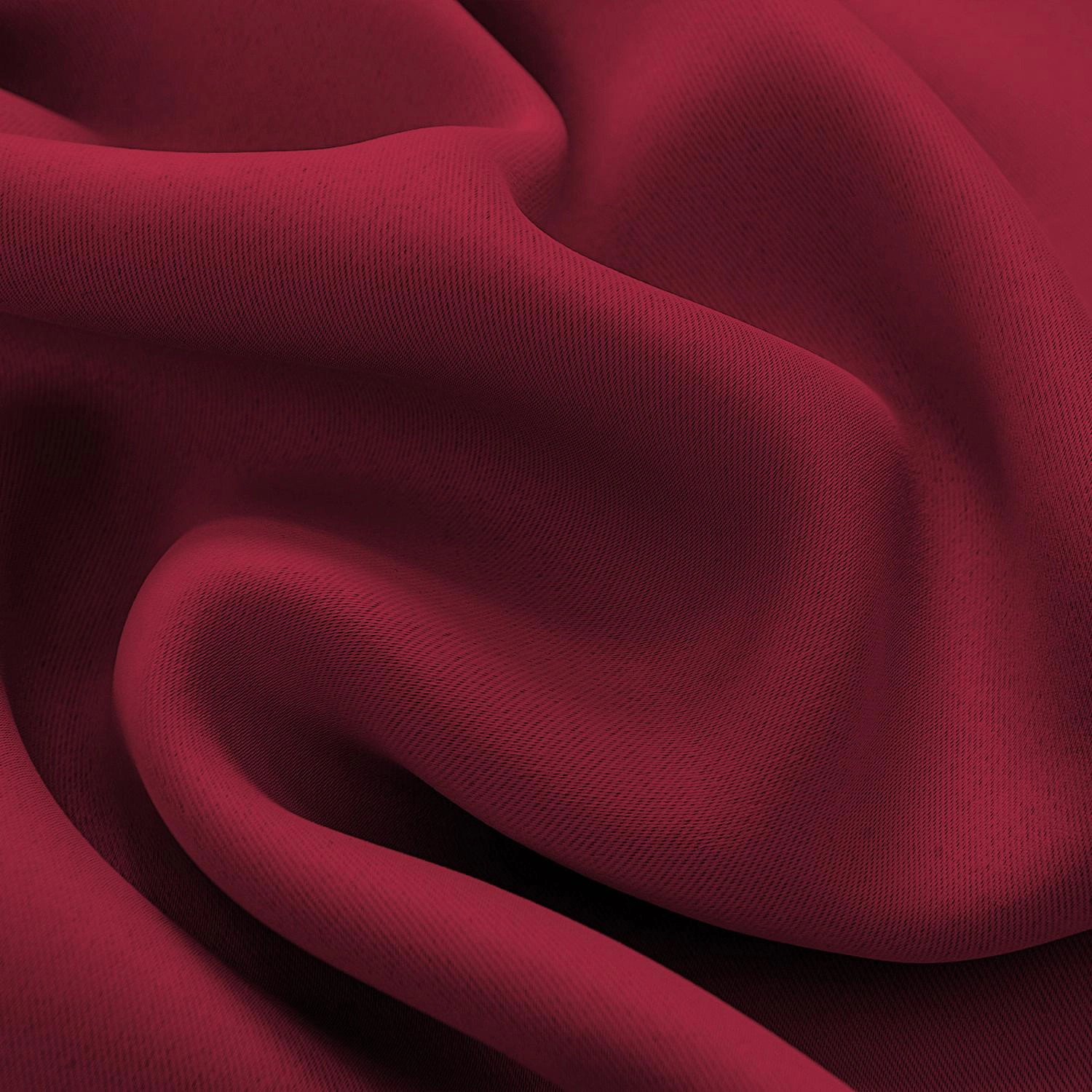 RT Designers Anchorage Blackout Grommet Window Curtain Panel for Bedroom 54 x 84 Red