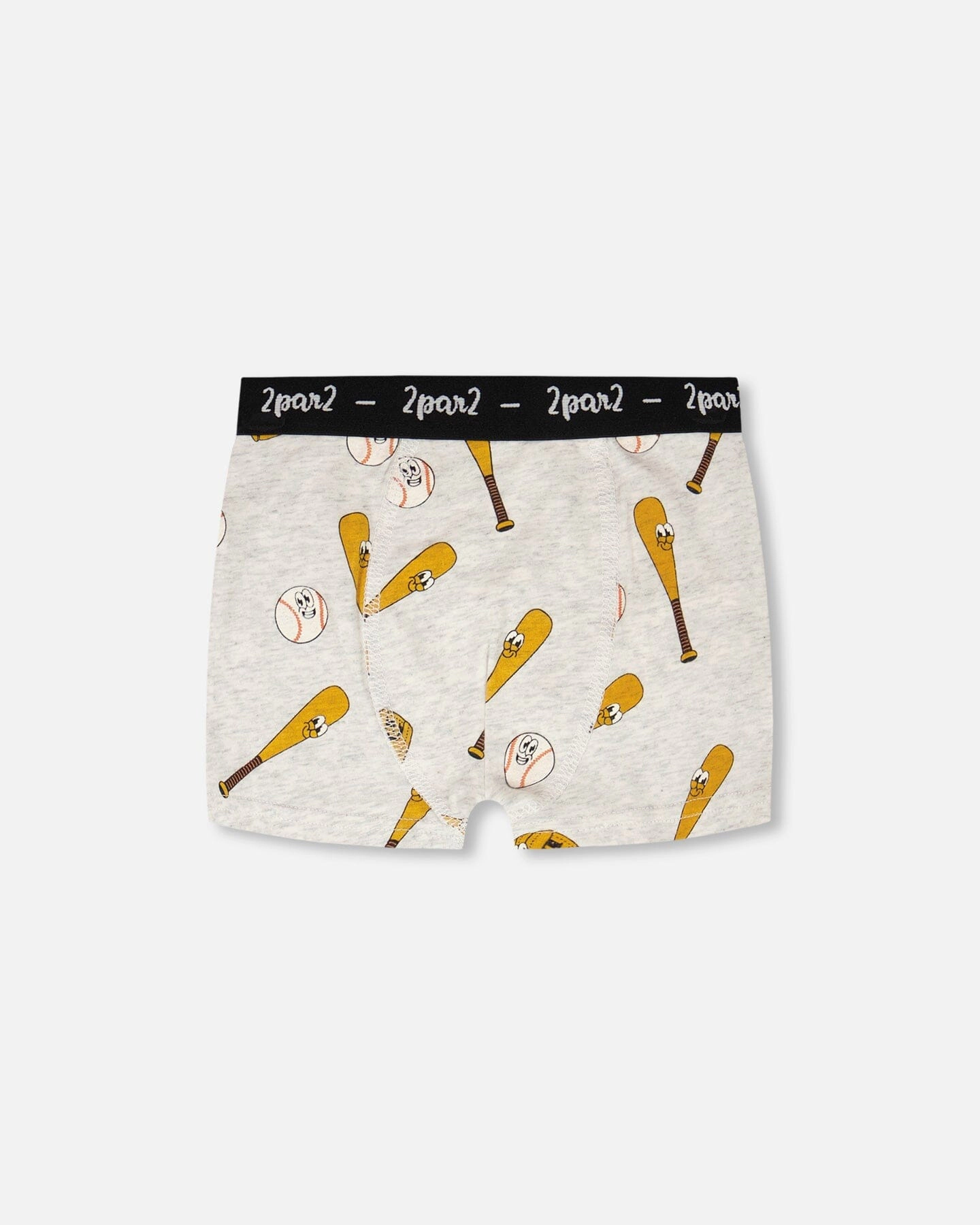 Deux par Deux Boys Organic Cotton Boxer Baseball Print