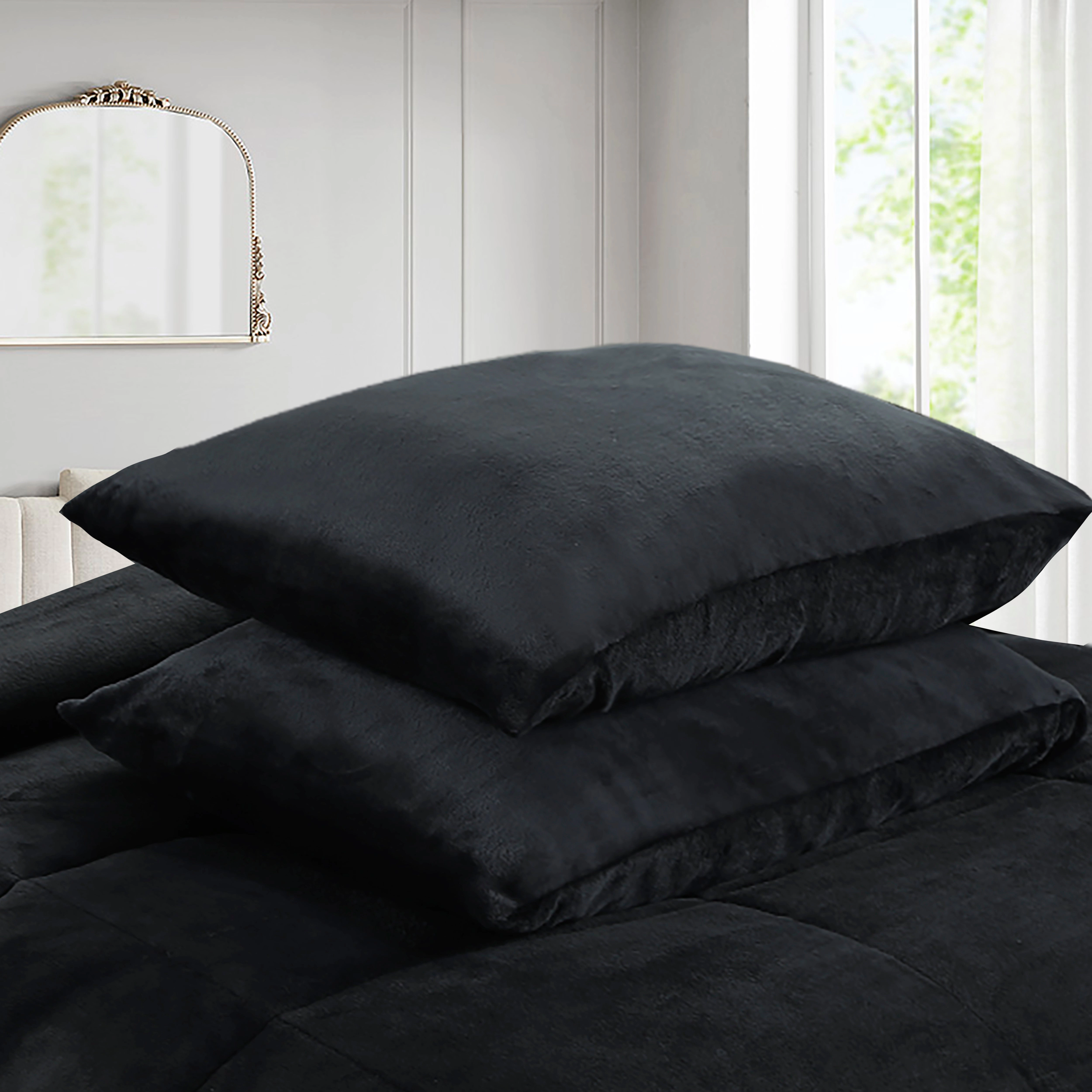 MarCielo 3 Pieces Ultra Soft Micromink Sherpa Comforter Set