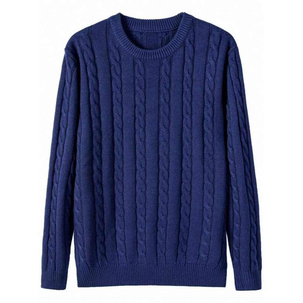 Ravishing Formax Mens Twisted Floral Crew Neck Sweater