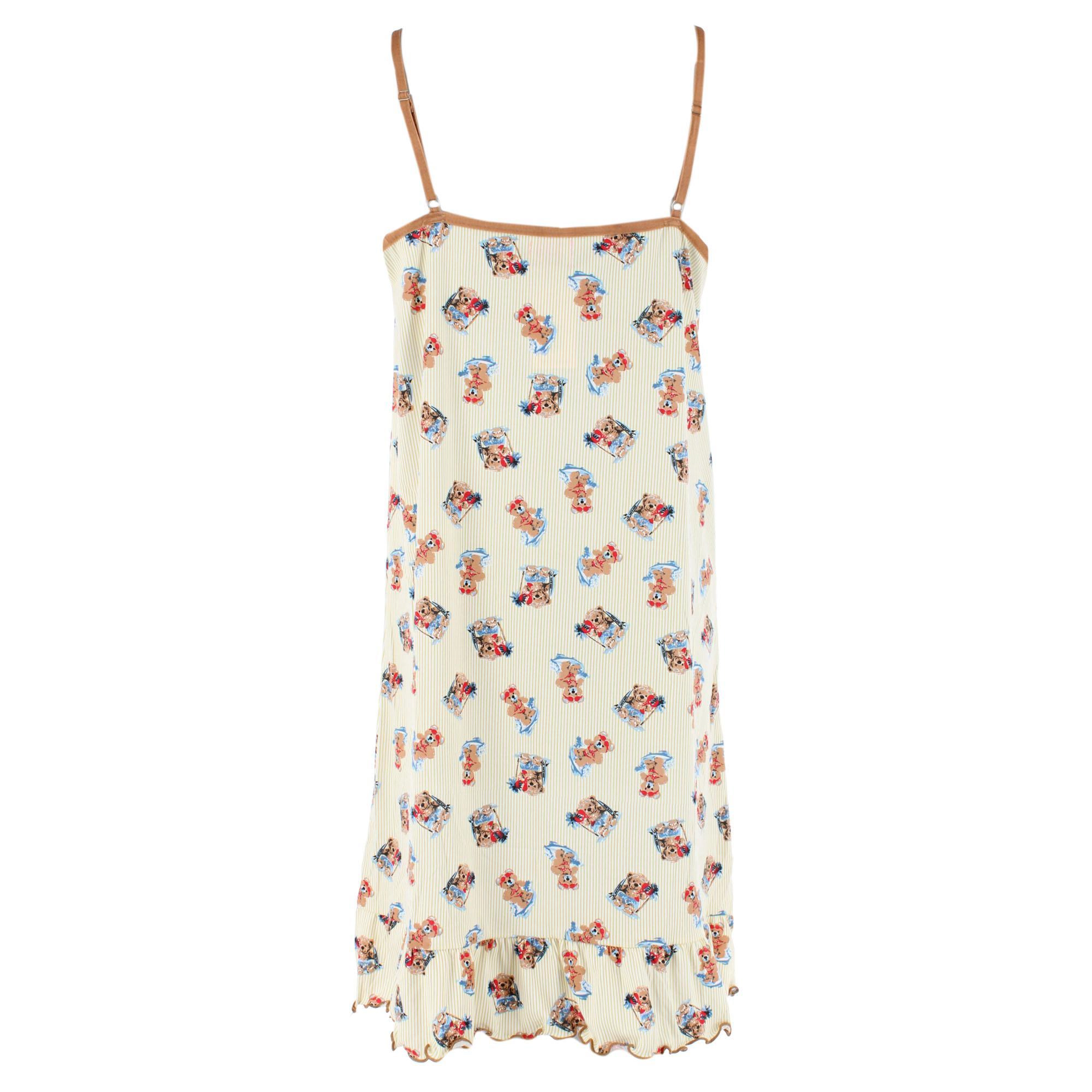 CTM Women's Sleeveless Vacation Print Chemise Nightgown by Emme Jordan