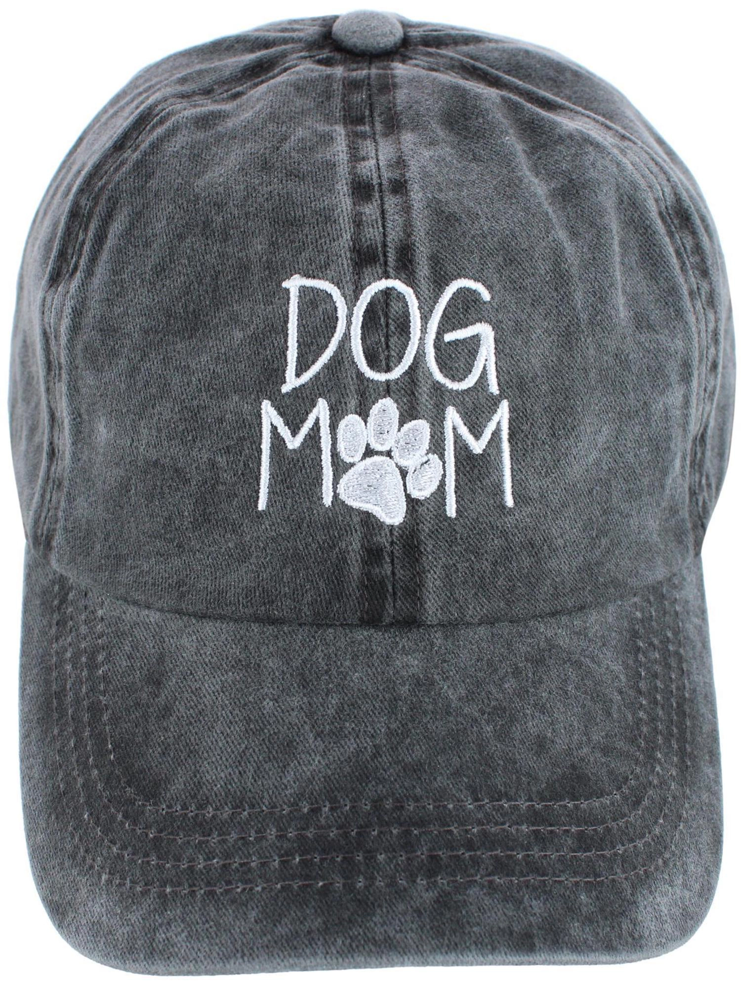 David & Young Women's Dog Mom Embroidered Baseball Cap