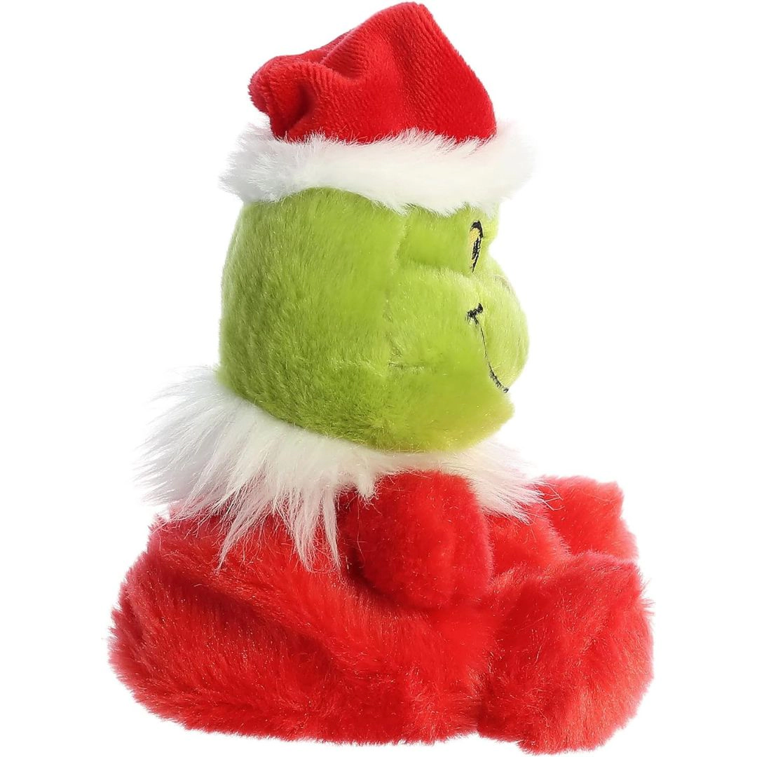 Aurora Palm Pals Dr. Seuss Santa Grinch 5-Inch Stuffed Animal Plush