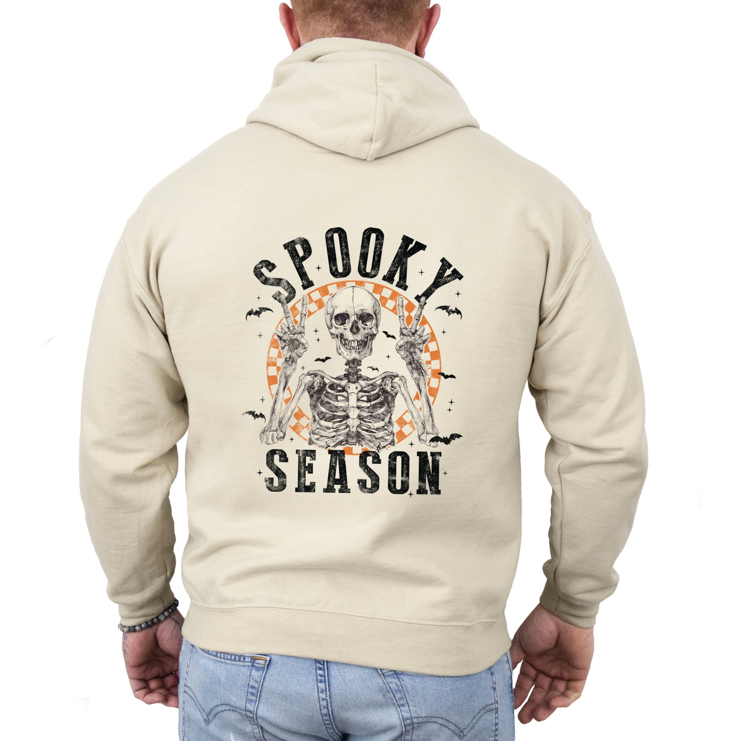 Simply Sage Market - Men's Graphic Hoodie Peace Sign Skeleton