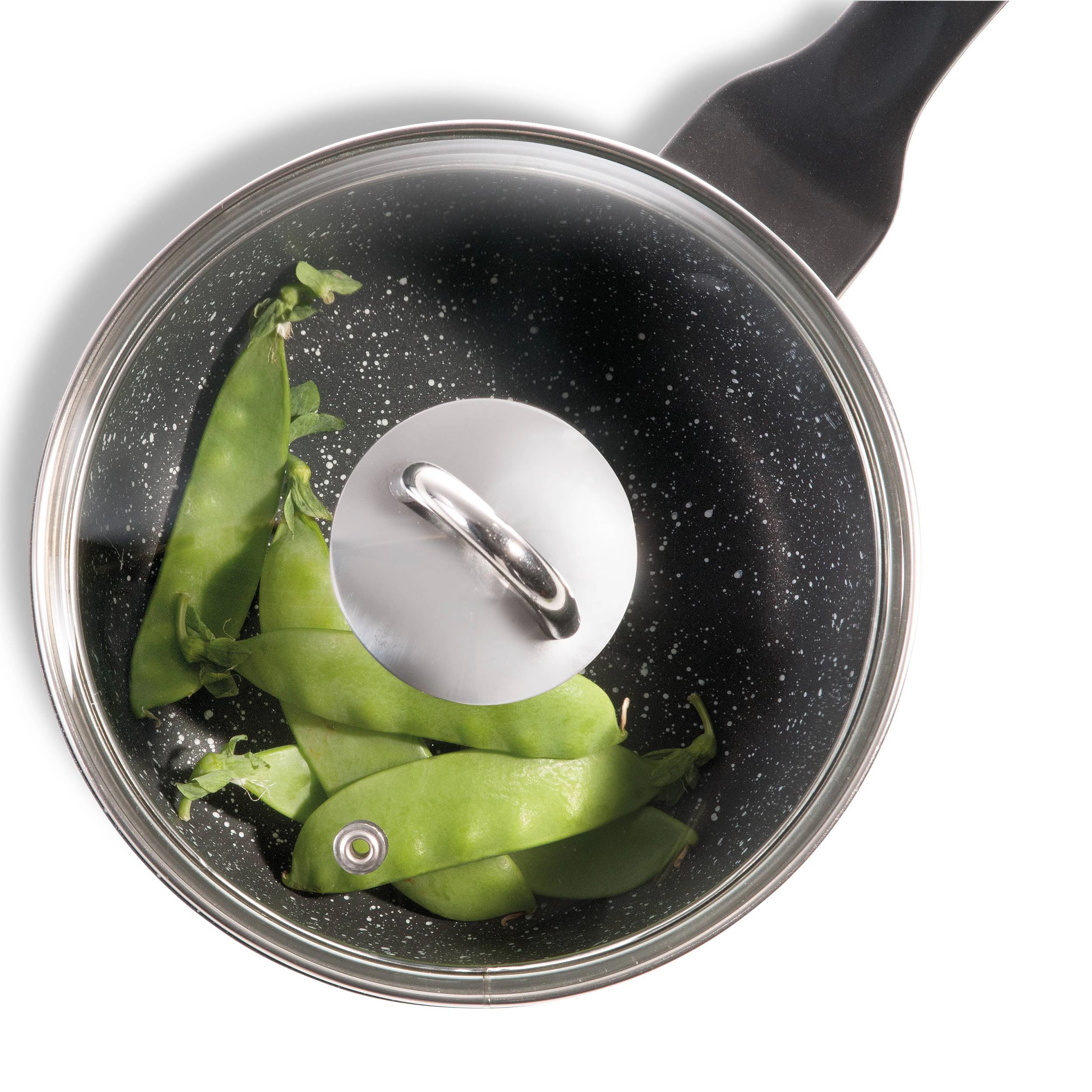 Cuisine::pro® GRANITE™ Saucepan With Lid 1.3 Qt.