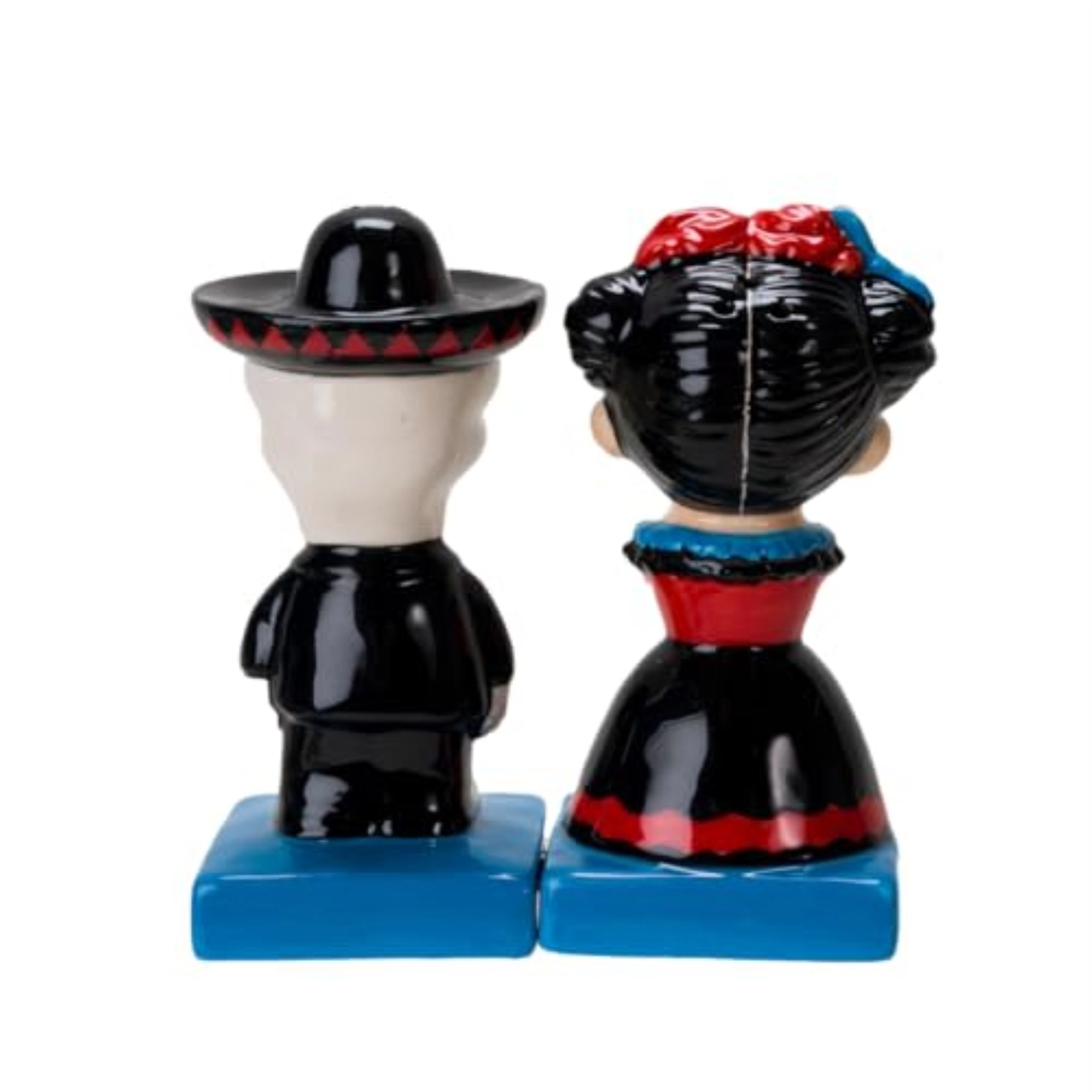 Pacific Giftware Día de Los Muertos Inspired Ceramic Magnetic Salt and Pepper Shakers