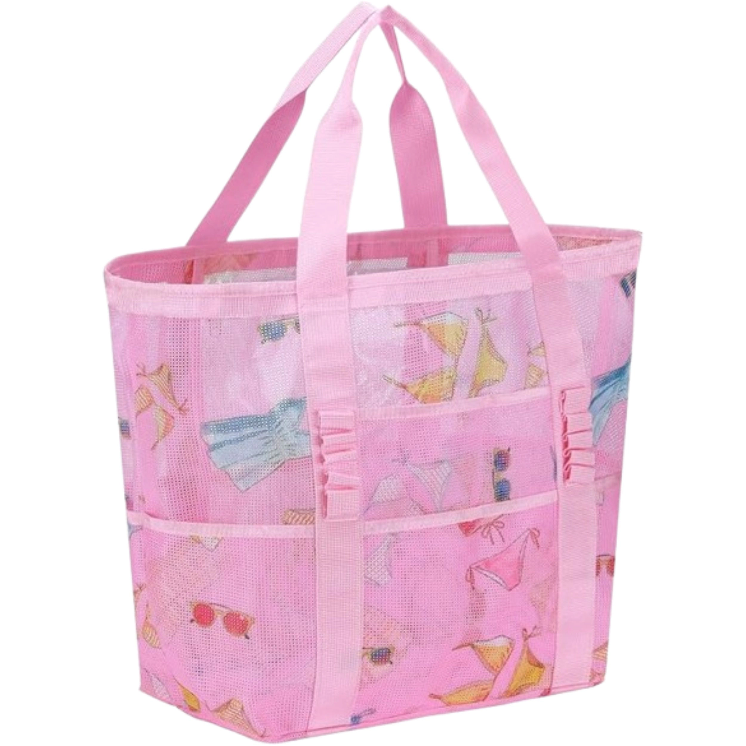 SS Design Mesh Beach Bag for Women Waterproof Sandproof Tote