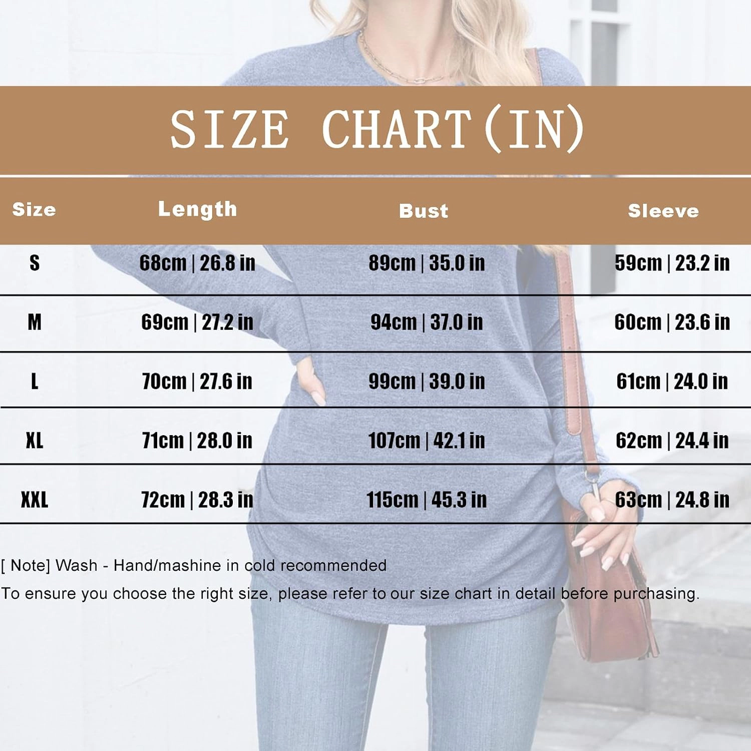 Enchanted Funland Women's Casual Long Sleeve Crewneck Solid Color Outfits Blouses