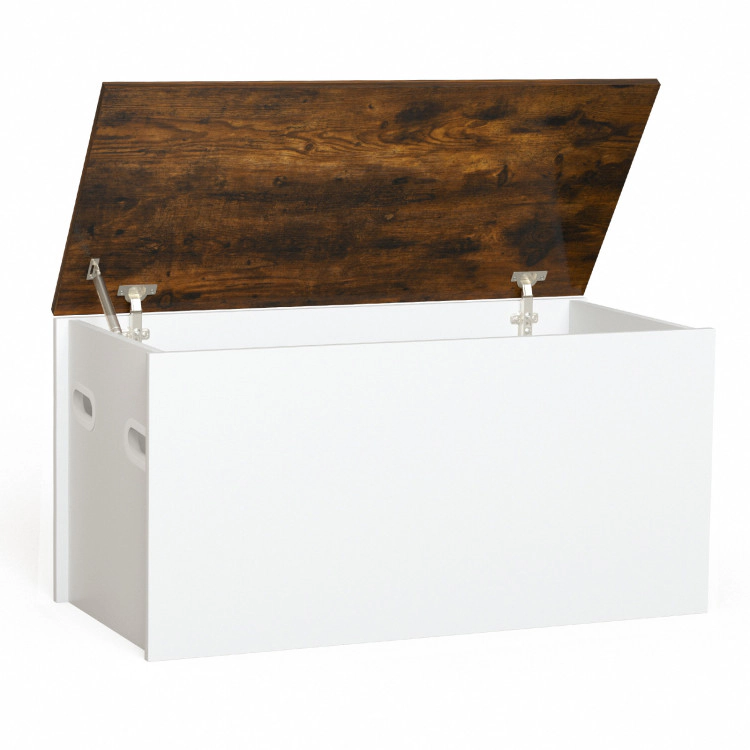 Hivvago Flip-top Storage Chest with Self-hold Cover and Pneumatic Rod