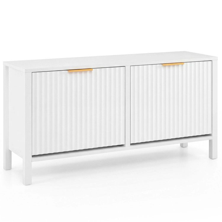 Hivvago Shoe Storage Bench Narrow Wooden Entryway Bench with 2 Flip Drawers