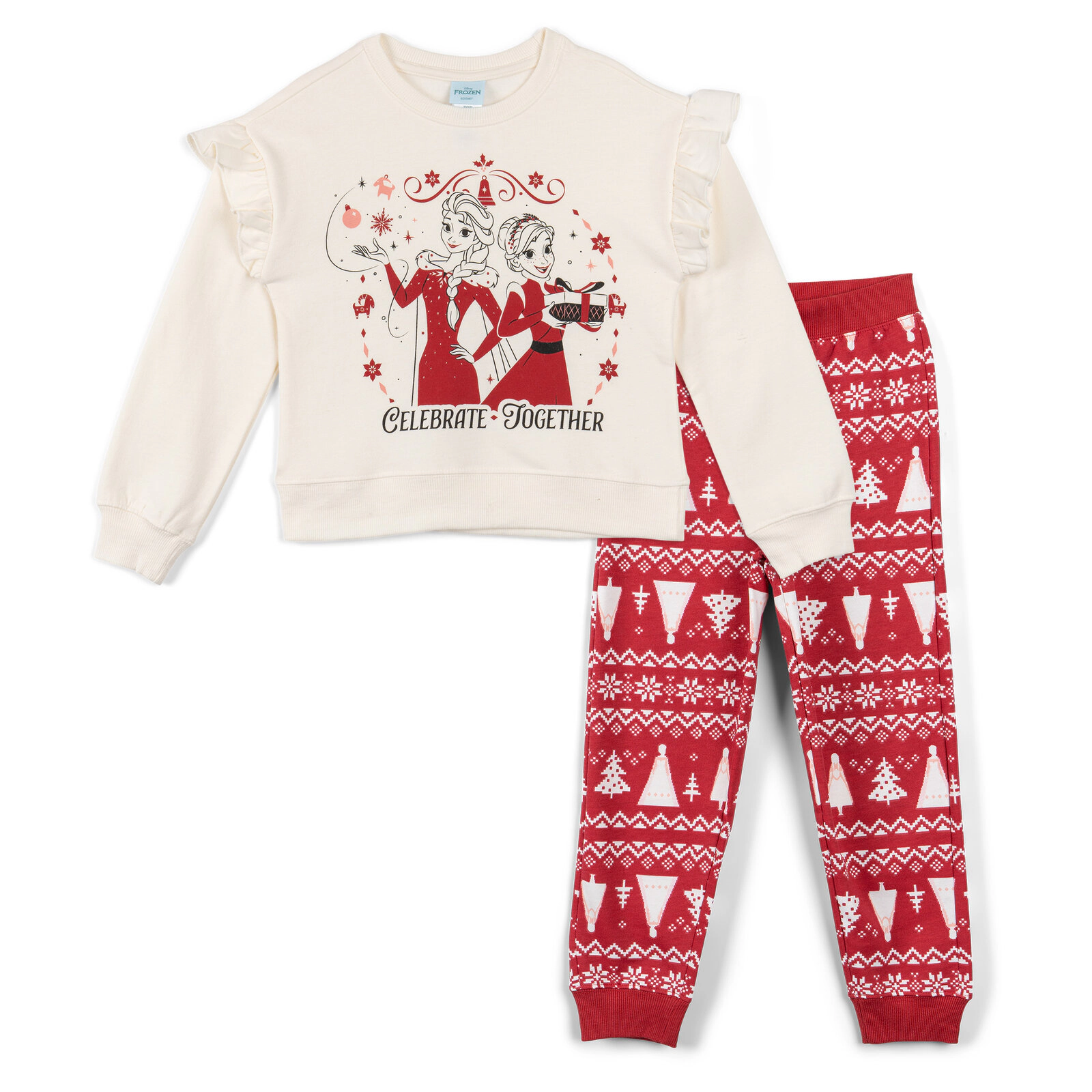 Disney Holiday 2-Piece Fleece Sweatshirt and Pants Set