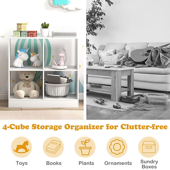 Hivvago Freestanding Kids Bookcase