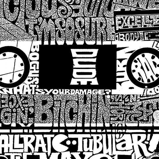 LA Pop Art Men's Word Art T-Shirt - The 80's