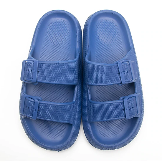 Roxoni Women's Slip-On Slide Sandals with Adjustable Buckle