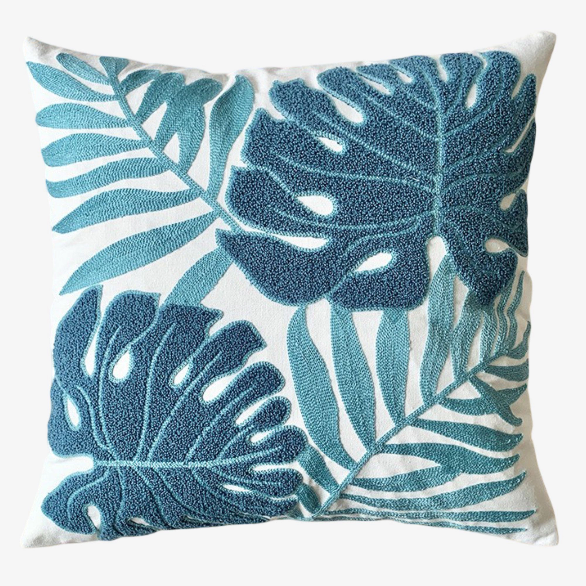 Alilang Unisex Canvas Throw Pillow 17.7*17.7 Mixed Leaf Towel Design