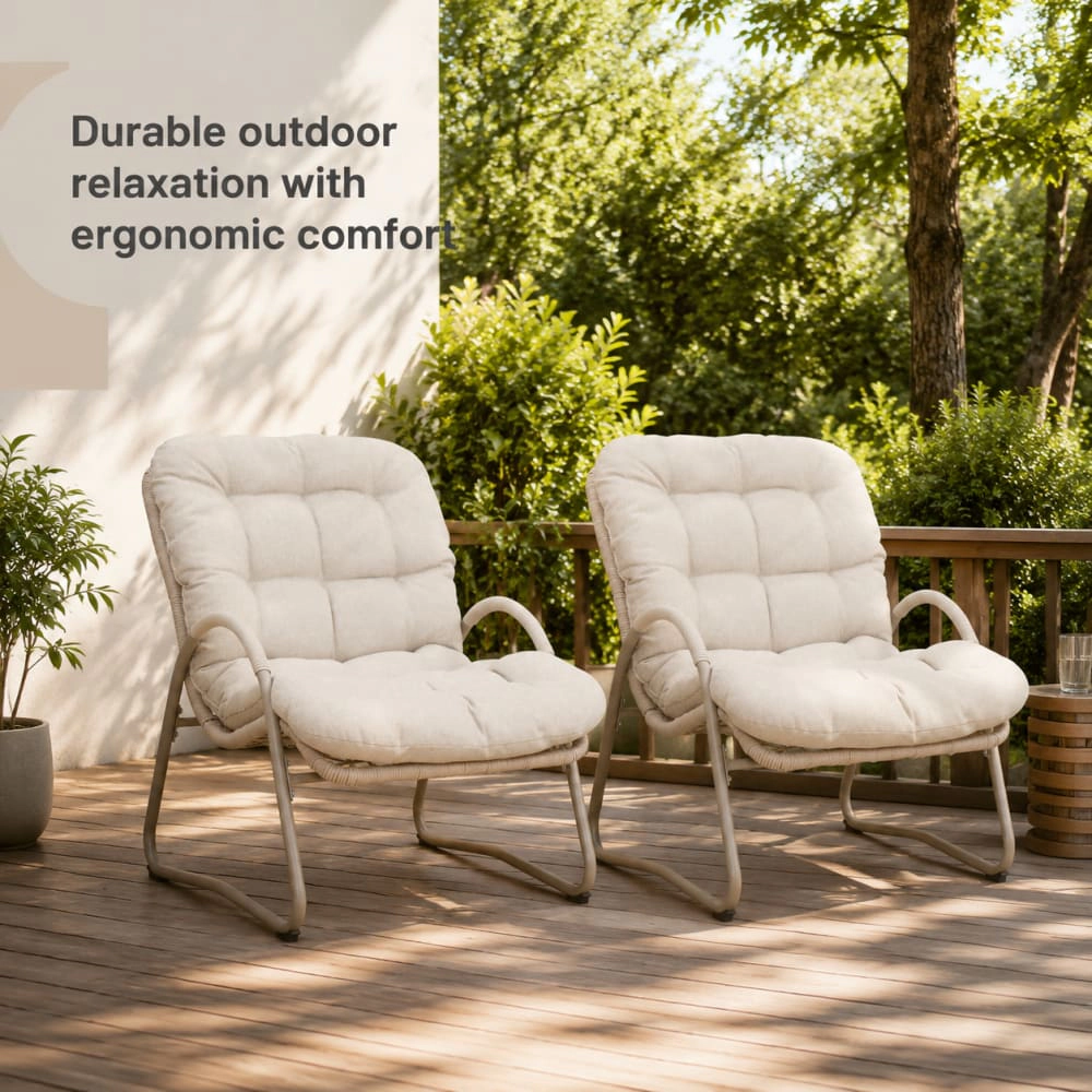 WOW PIONEER Steel Frame Patio Chair