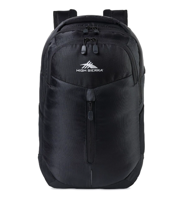 High Sierra Swerve Pro Unisex Backpack, Black