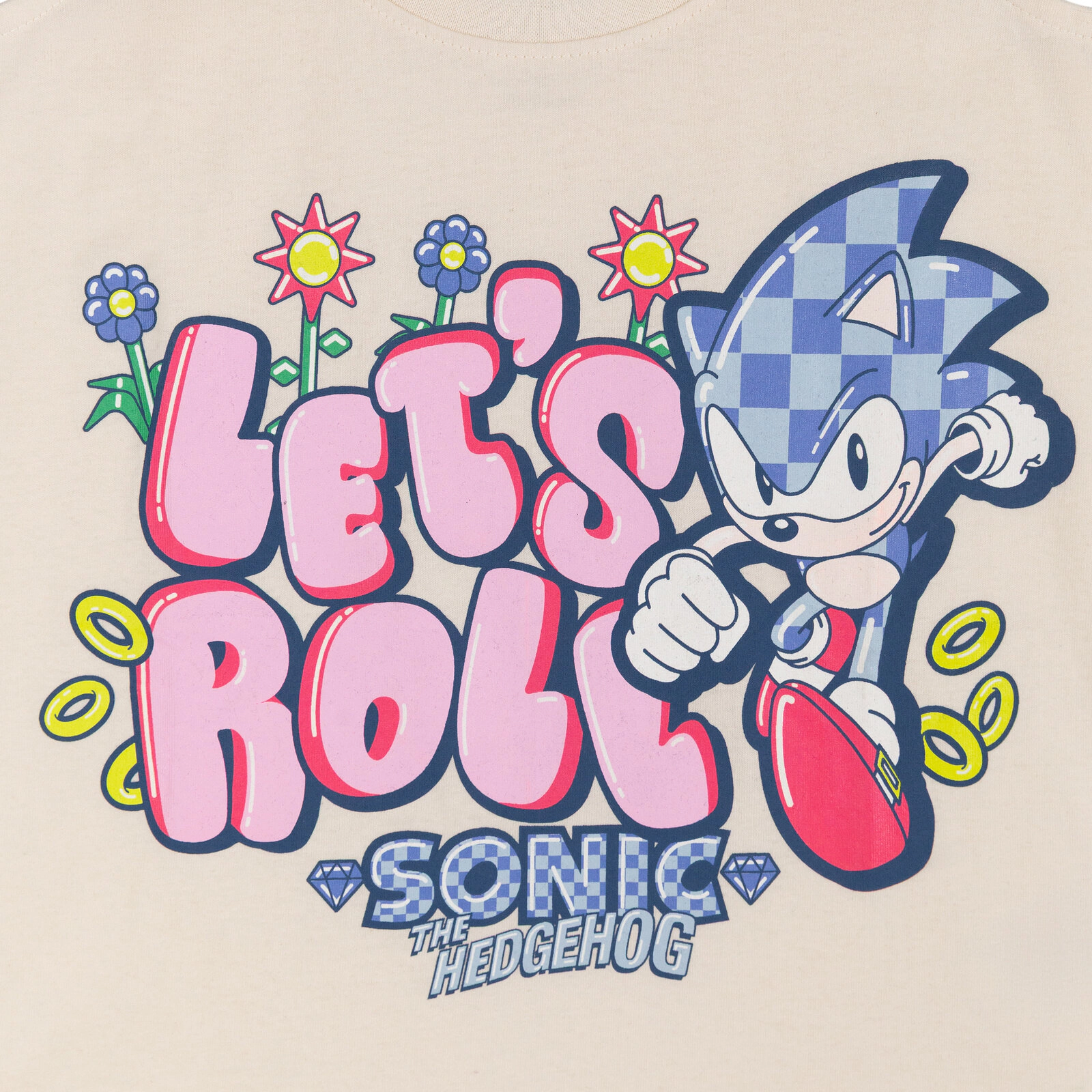 SEGA Sonic the Hedgehog Girls' 2-Piece T-Shirt and Flare Leggings Set