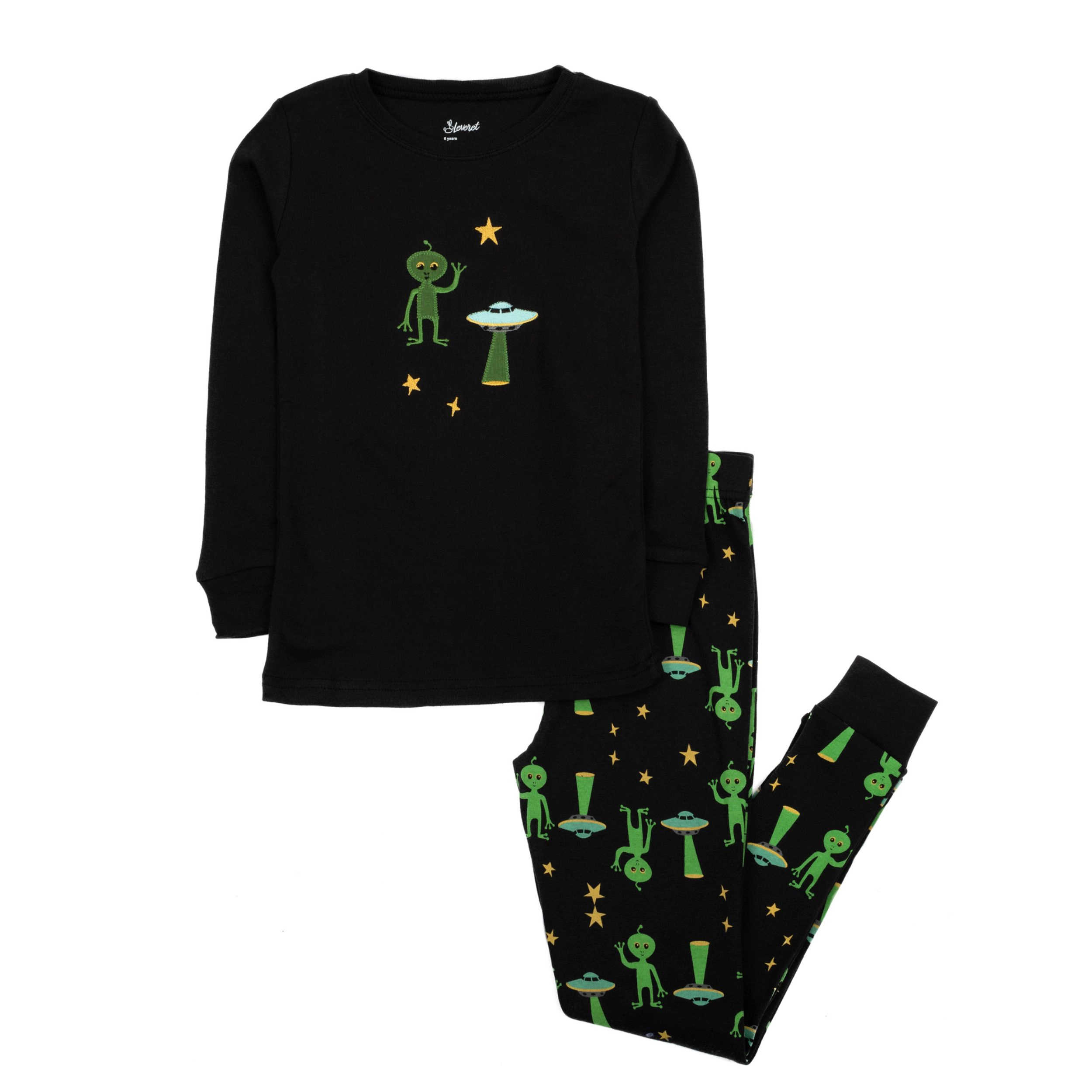 Leveret Toddler/Kids 2-Piece Cotton Snug Fit Halloween Pajamas