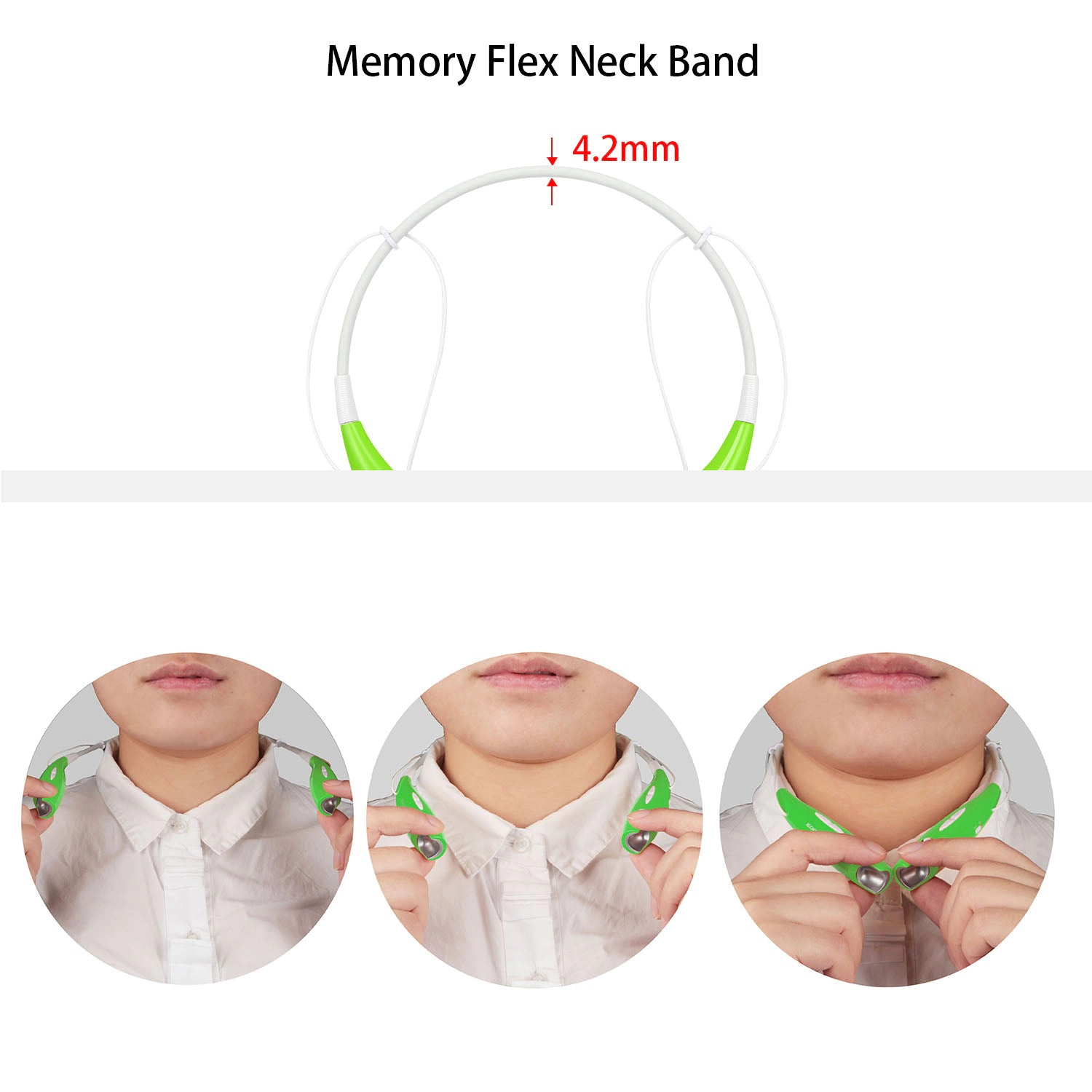 GBruno Wireless Neckband Bluetooth Headphones