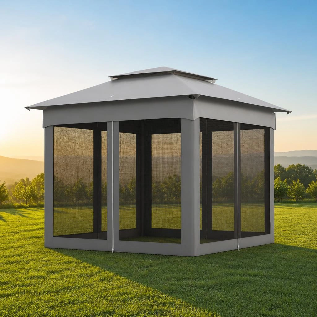 WOW PIONEER Square Outdoor Shade Gazebo