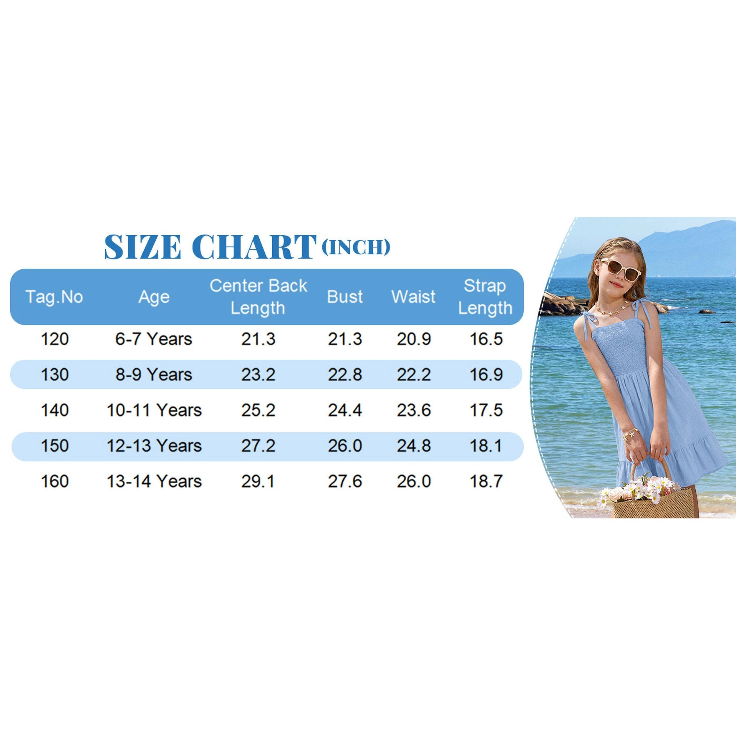 Arshiner Girls Party Dress Midi Cami High Waist Casual Dresses With Pockets Cute Sundress