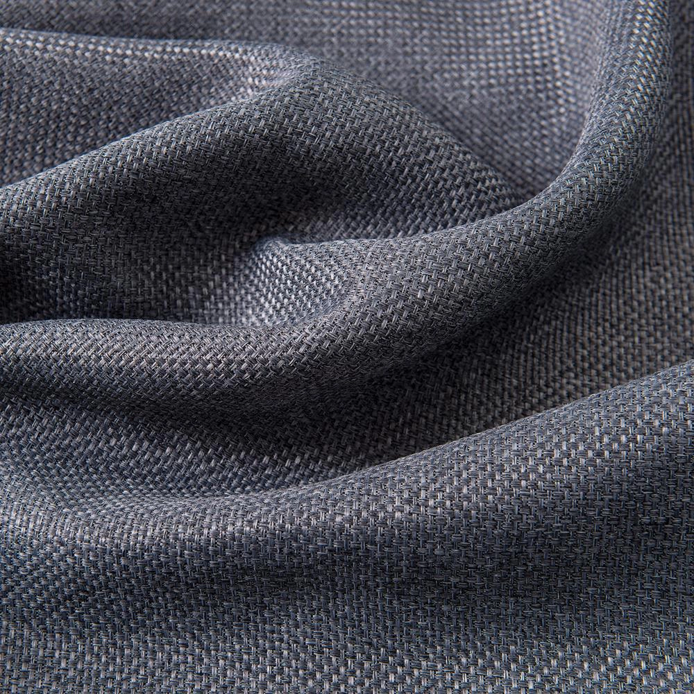 Oliva Gray Lucas Jacquard Blackout Grommet Panel