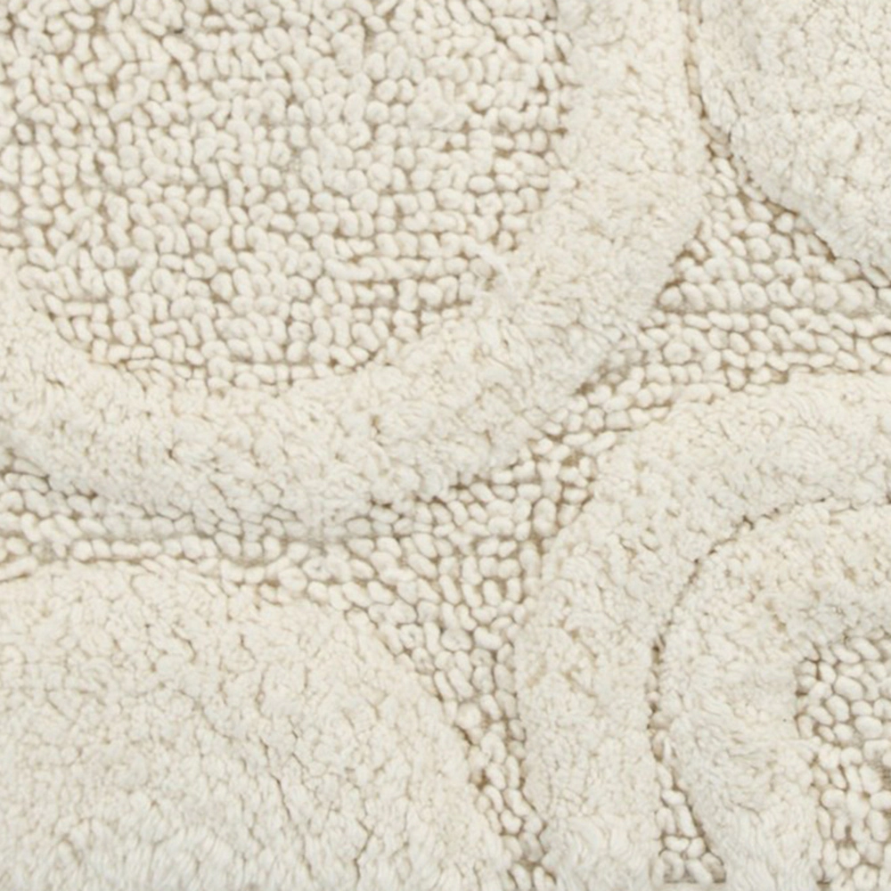 Orbit Bath Rug 220 GSF Soft Plush Cotton Non Skid Back By Knightsbridge