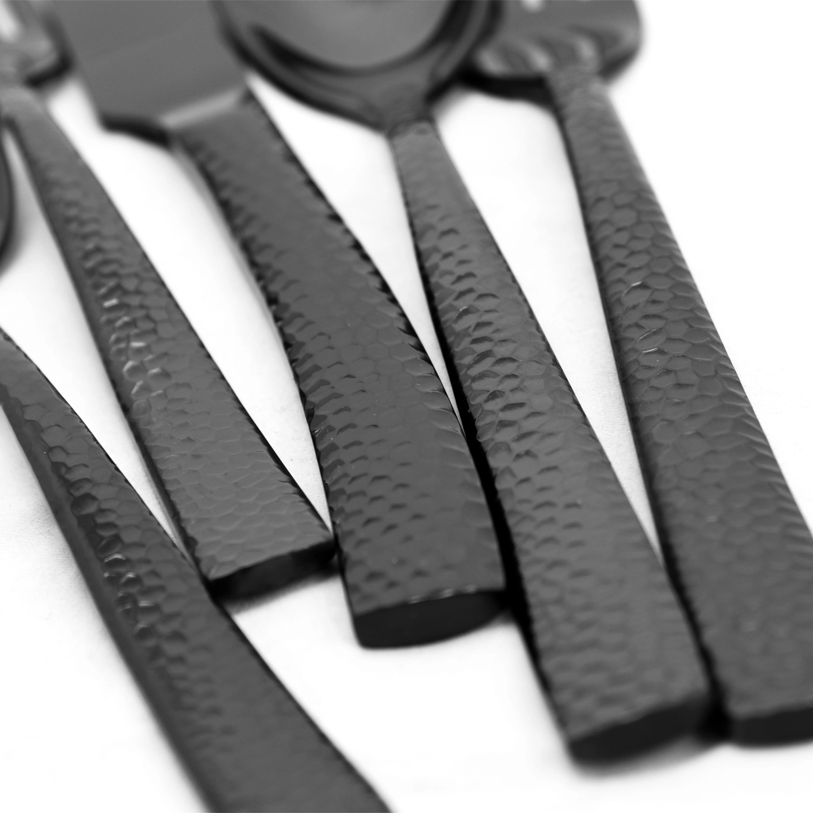 Gibson Elite Stonehenge 20 Piece Flatware Set in Rose Gold