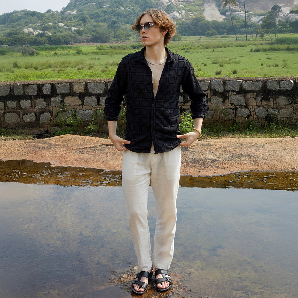 Cubic-Tassel Shirt