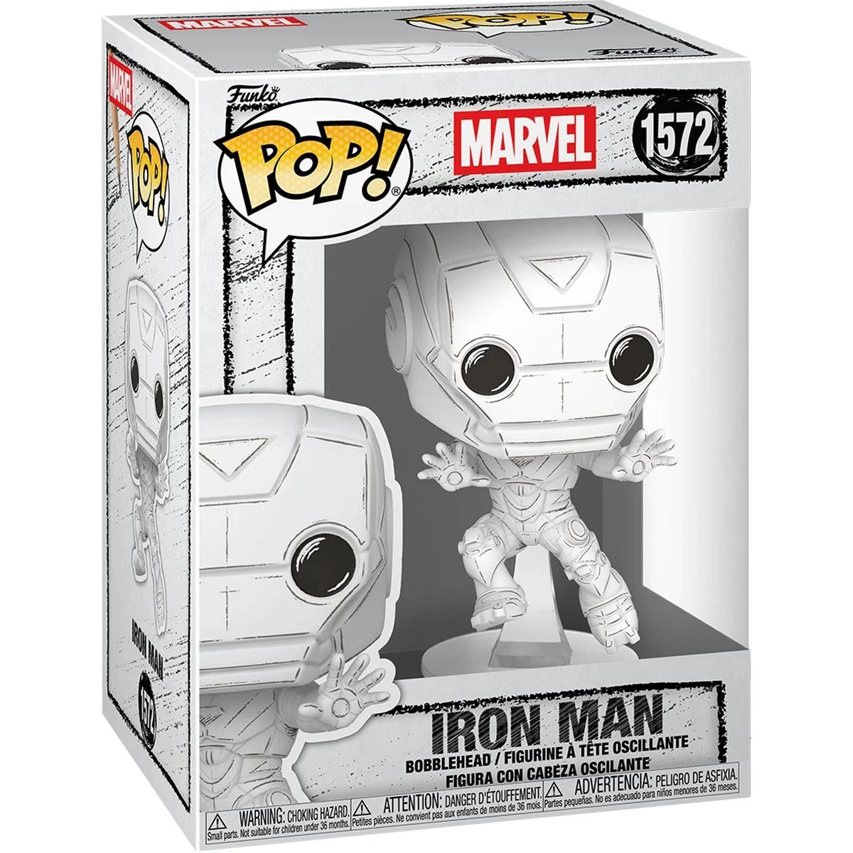 Funko Pop! Marvel Sketched: Iron Man #1572